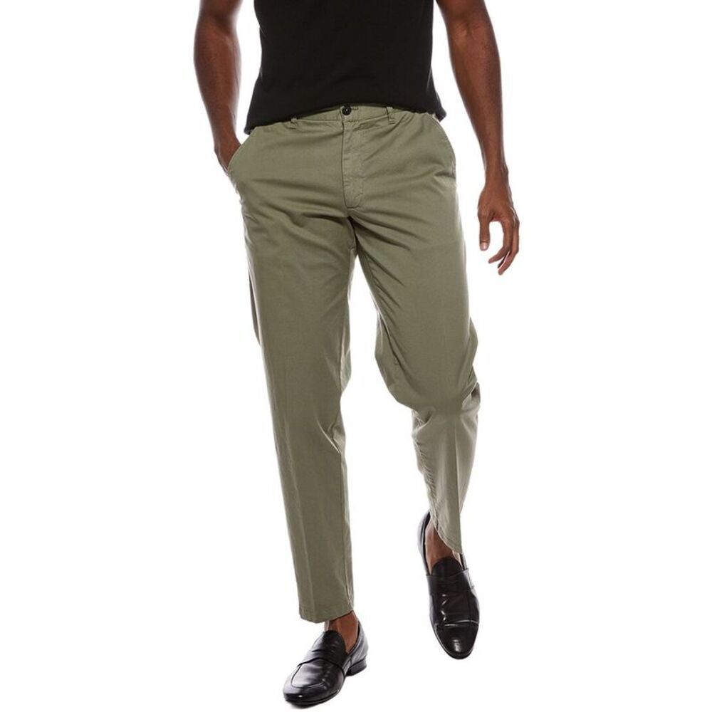 Isaia Mens  Chino Pant, Green